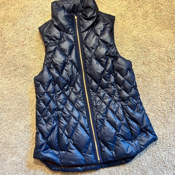 Athleta Navy Quilted Women's Vest - Picture 2 of 9